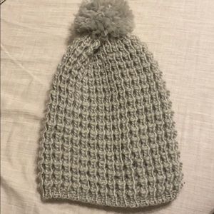 Loose grey beanie